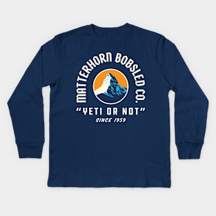 Matterhorn Bobsled Co. Kids Long Sleeve T-Shirt